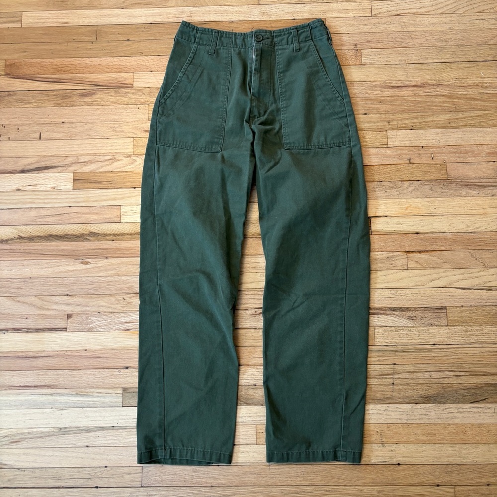 Brandy Melville Green Kim Straight Leg Cargo Pants